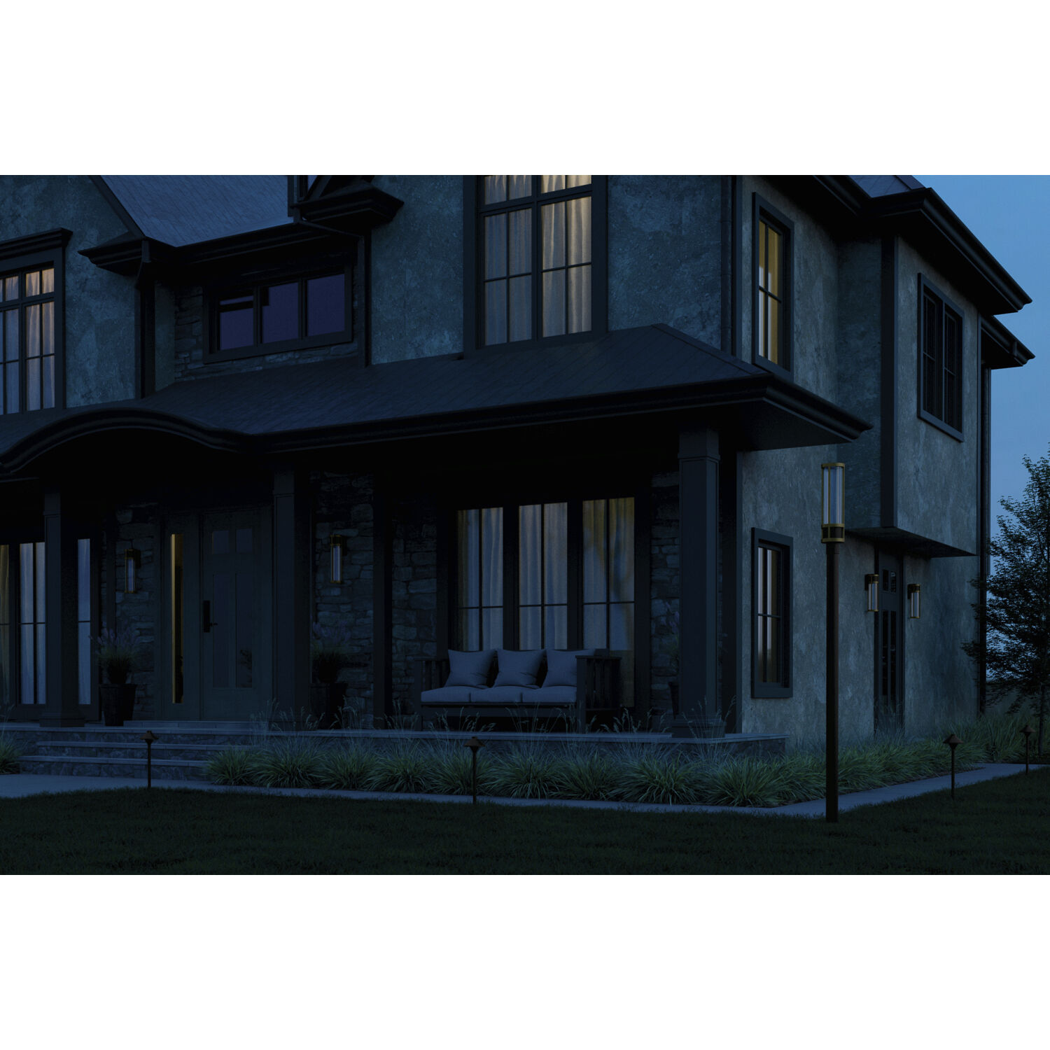 Black exterior pot lights new arrivals