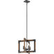 Marimount 4 Light 18 inch Auburn Stained Chandelier/Semi Flush Ceiling Light