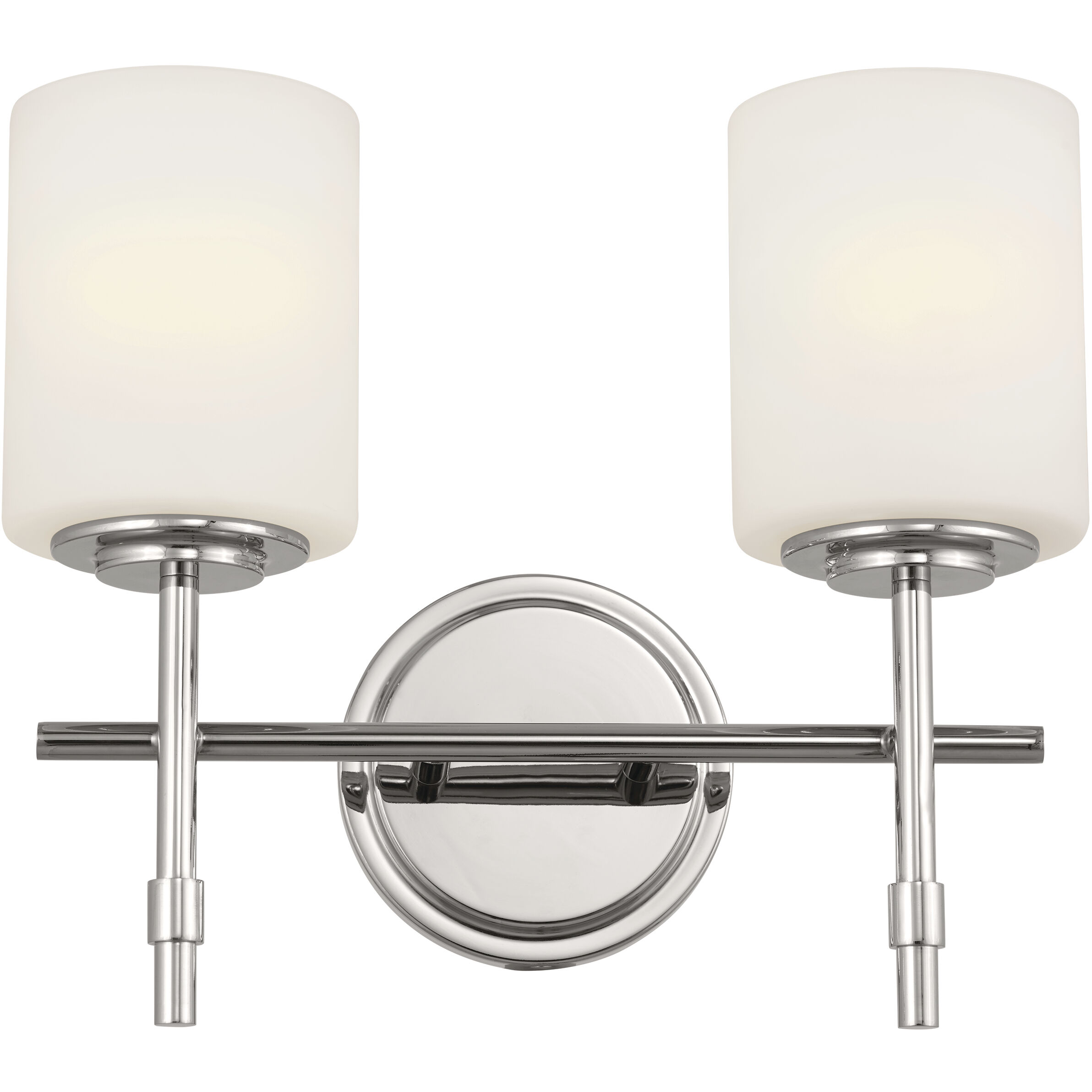 Ali 2 Light 14 inch Polished Nickel Bath Vanity Light Wall Light