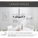 Armstrong 16 Light Natural Brass Chandelier Ceiling Light, Large