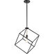 Cartone 1 Light 17 inch Black Pendant Ceiling Light