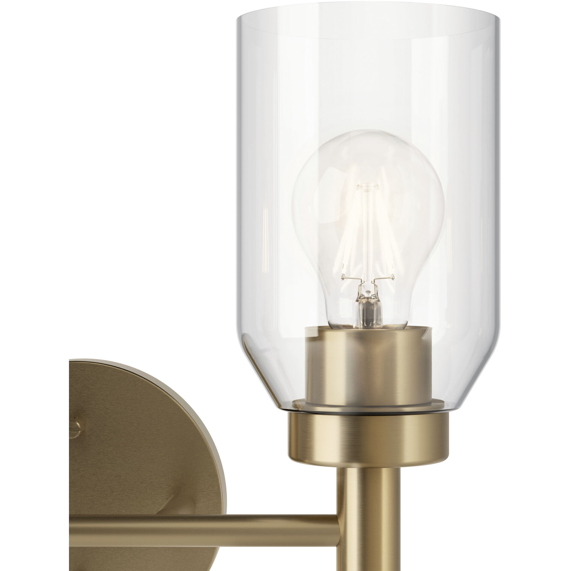 Madden 2 Light 14.25 inch Champagne Bronze Wall Mount Bath Wall Light, 2 Arm