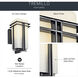 Tremillo 1 Light 12 inch Black Outdoor Wall, Small