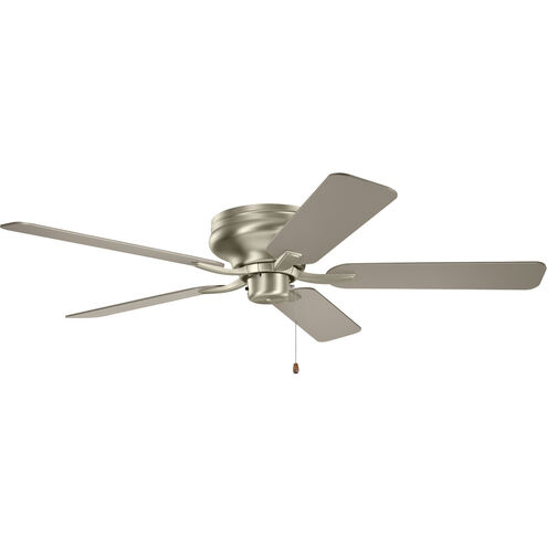 Basics Pro Legacy 52 inch Brushed Nickel with Walnut Blades Ceiling Fan