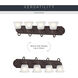 Independence 4 Light 30 inch Tannery Bronze Wall Mt Bath 4 Arm Wall Light