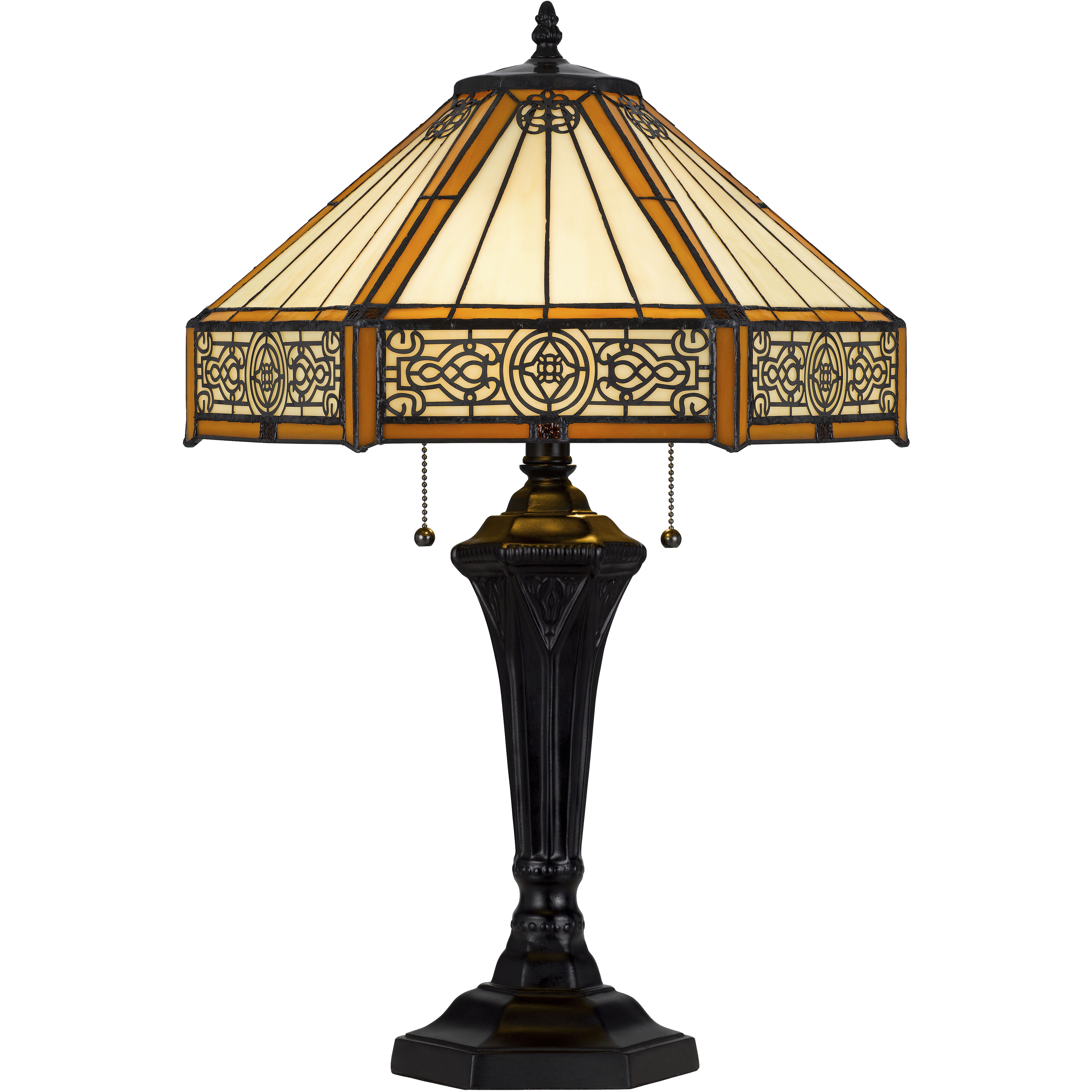 3112 Tiffany 24 inch 60.00 watt Dark Bronze Table Lamp Portable Light
