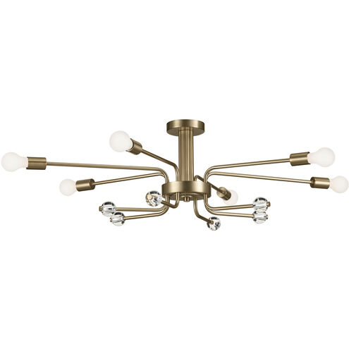 Ocala LED 24.25 inch Champagne Bronze Flush Mount Ceiling Light