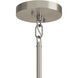 Madden 4 Light Brushed Nickel Chandelier/Semi Flush Ceiling Light