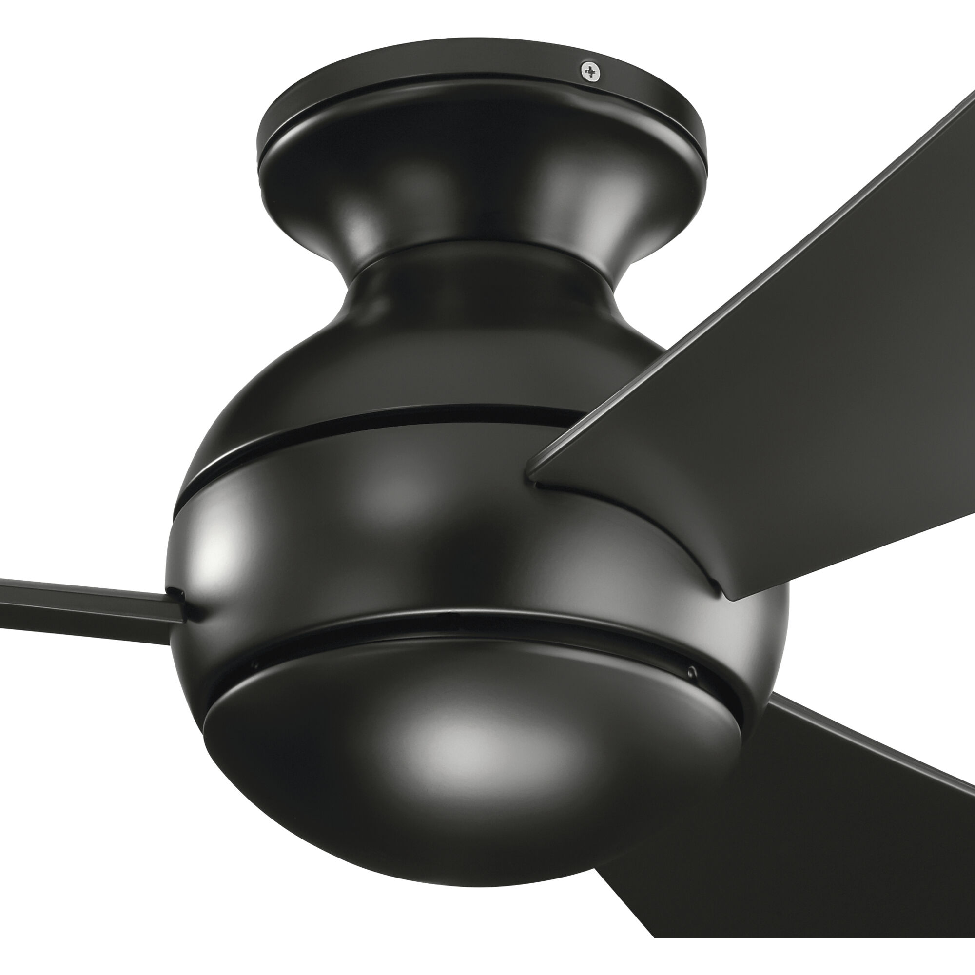 Sola 44 inch Satin Black Ceiling Fan