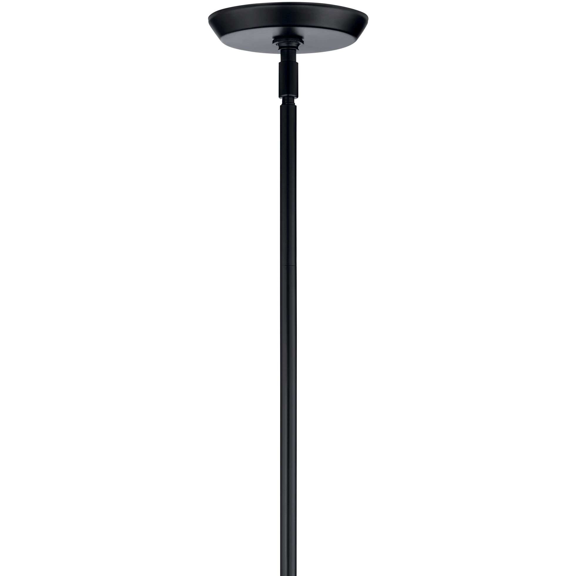 Cassius 8 Light 26.5 inch Black Chandelier Ceiling Light, Convertible