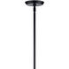 Cassius 8 Light 26.5 inch Black Chandelier Ceiling Light, Convertible