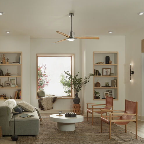 Sylvia 4 Light 120 Brushed Natural Brass Rail Light Ceiling Light