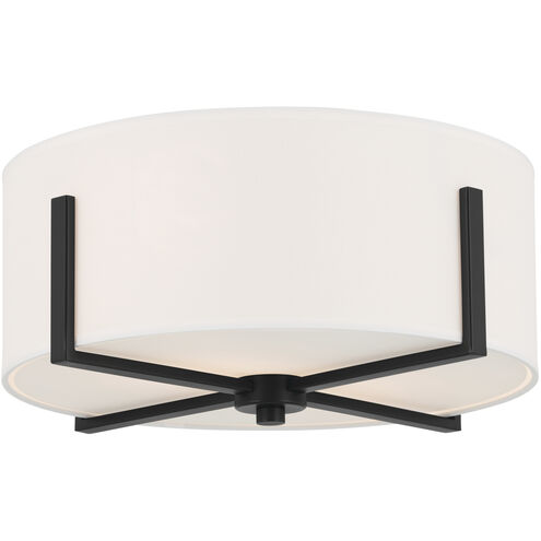 Malen LED 15.5 inch Black Flush Mount Ceiling Light