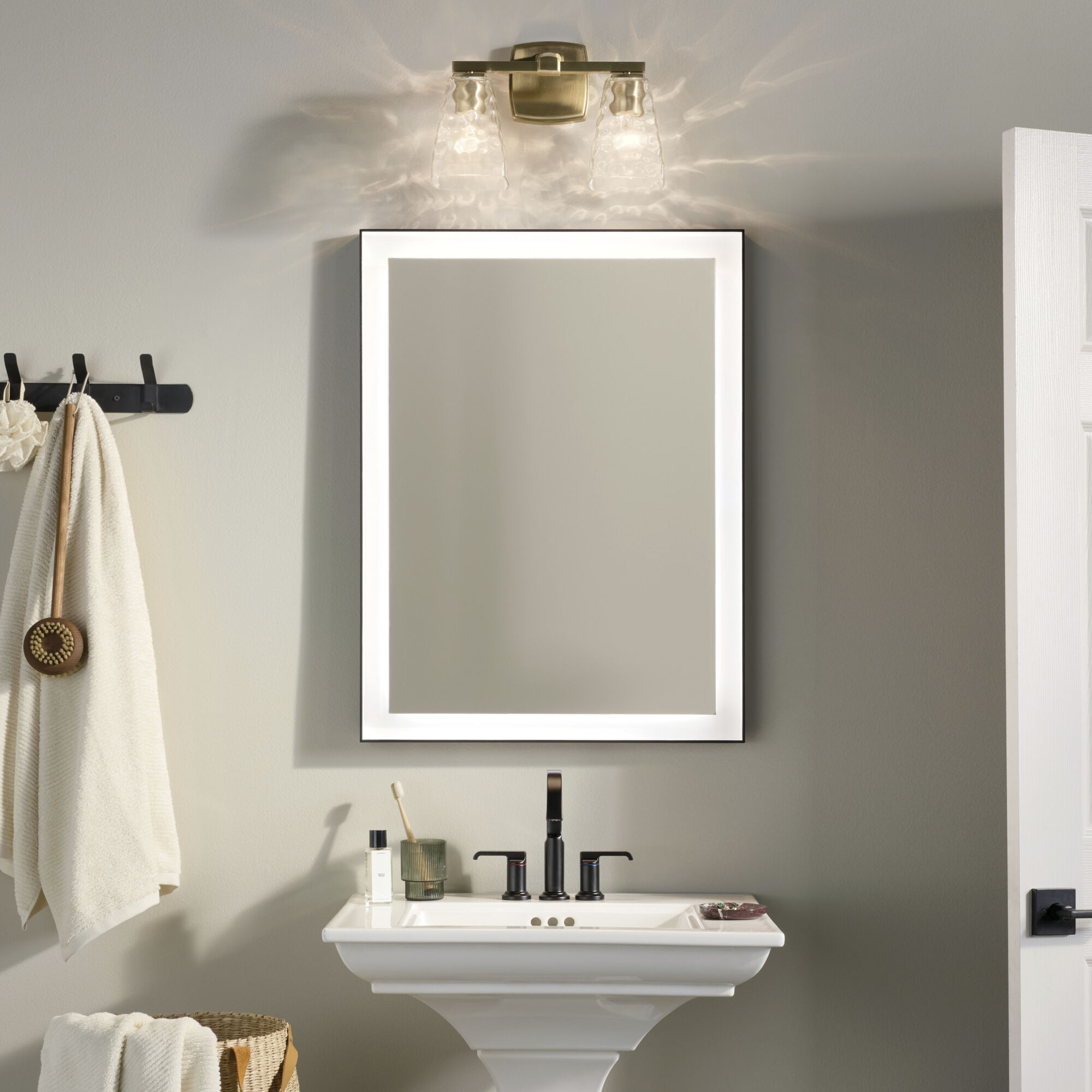 Marant 2 Light 14.25 inch Champagne Bronze Vanity Light Wall Light