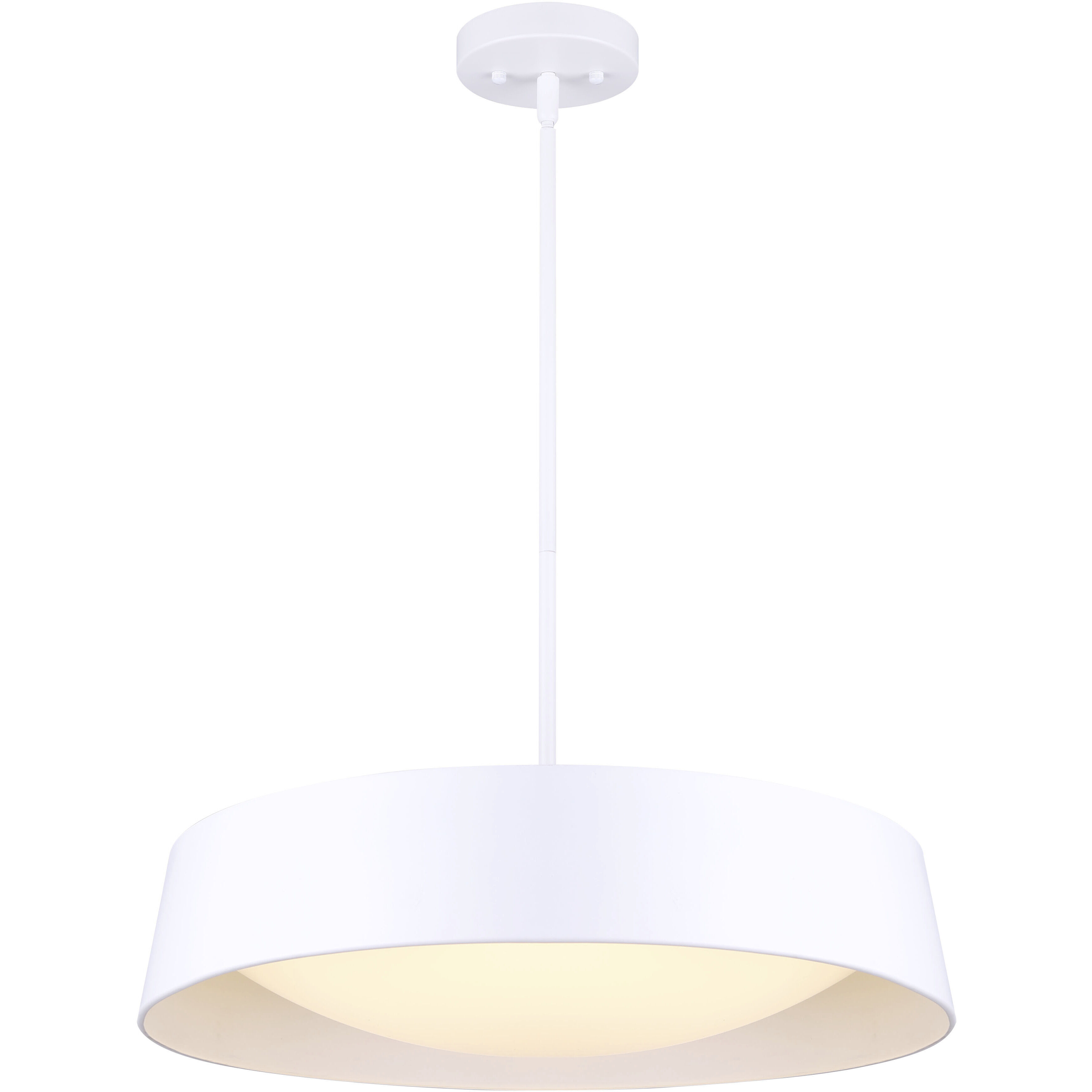 Adira LED 22 inch White Chandelier Ceiling Light