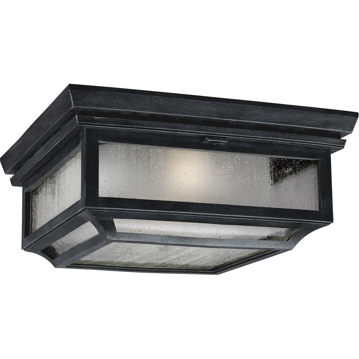 Sean Lavin Shepherd 2 Light 13 inch Dark Weathered Zinc Outdoor Flush Mount