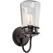 Lyndon 1 Light 15 inch Architectural Bronze Outdoor Wall, Small