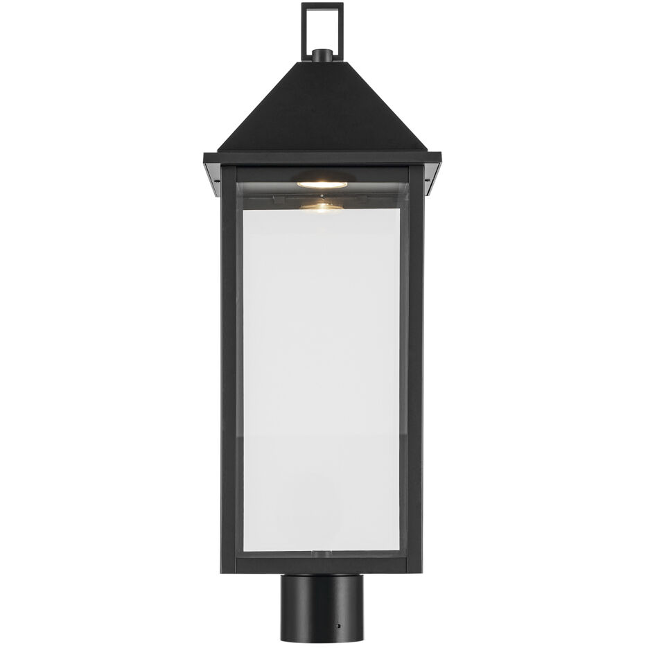 Prin 1 Light 25 inch Black Outdoor Post Lantern