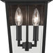 Regence 2 Light 14 inch Black Textured Outdoor Wall, Small