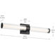 Laurene LED 26.5 inch Black Linear Bath Bar Wall Light, Medium