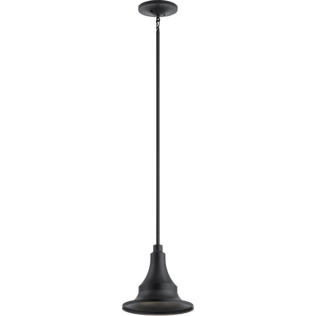 Hampshire 1 Light 12 inch Textured Black Outdoor Hanging Pendant