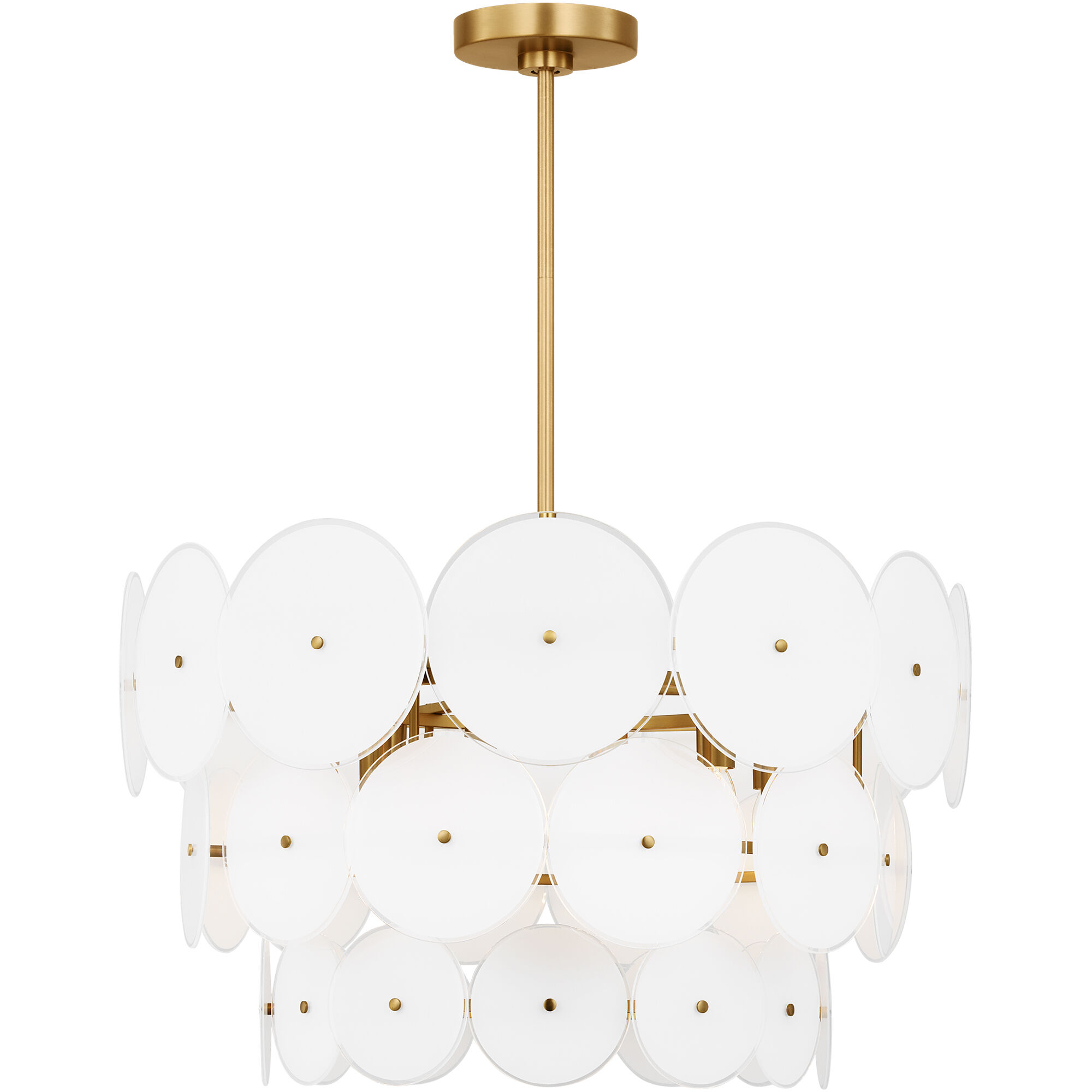 kate spade new york Emery 12 Light 28.5 inch Burnished Brass Chandelier Ceiling Light