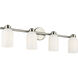 Shae 4 Light 32 inch Brushed Nickel Vanity Light Wall Light