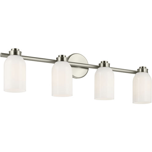Shae 4 Light 32 inch Brushed Nickel Vanity Light Wall Light
