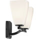 Marant 2 Light 14.25 inch Black Vanity Light Wall Light