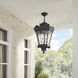 Tournai 8 Light 26 inch Textured Black Outdoor Hanging Pendant