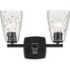 Marant 2 Light 14.25 inch Black Vanity Light Wall Light