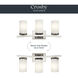 Crosby 3 Light 23 inch Brushed Nickel Wall Mt Bath 3 Arm Wall Light