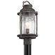 Ashland Bay 1 Light 19 inch Weathered Zinc Outdoor Post Lantern