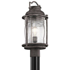 Ashland Bay 1 Light 19 inch Weathered Zinc Outdoor Post Lantern