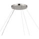 Rosalind 10 Light 50 inch Polished Nickel Chandelier Ceiling Light