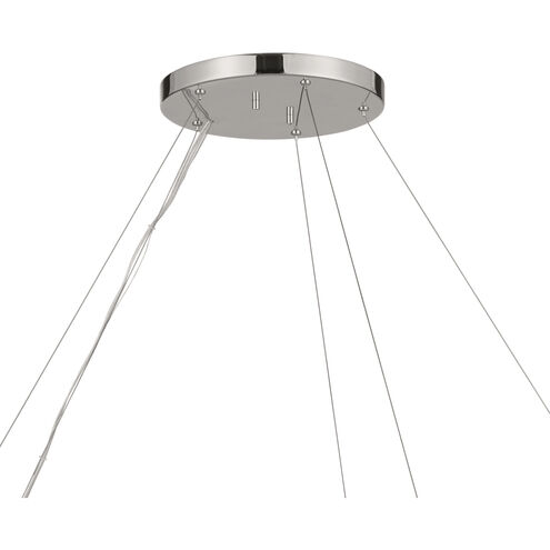 Rosalind 10 Light 50 inch Polished Nickel Chandelier Ceiling Light