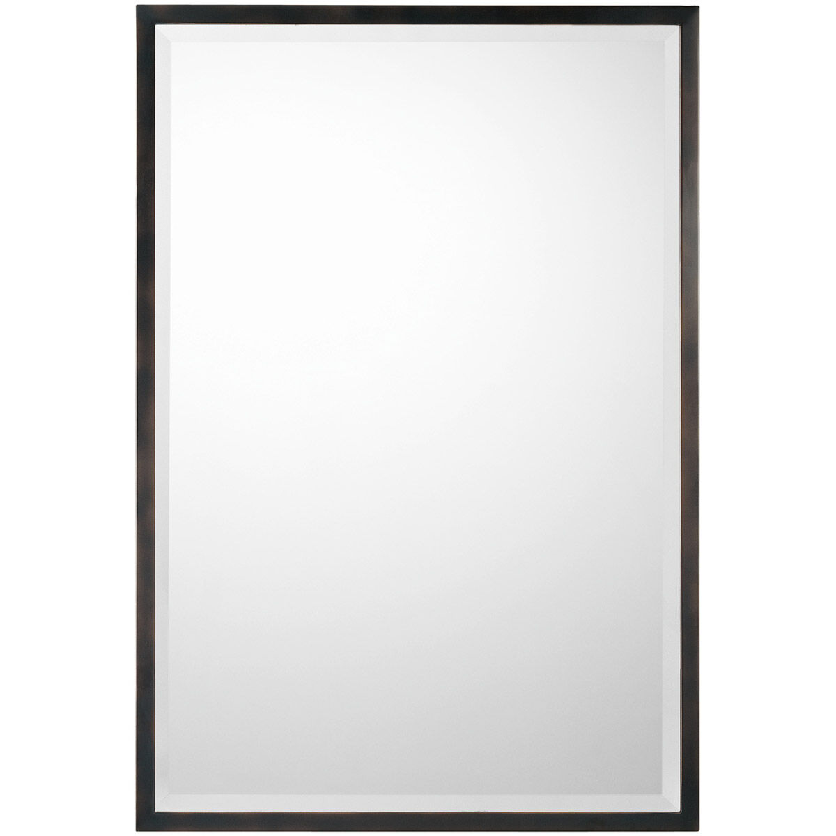 Mirror 38 X 26 inch Matte Black Wall Mirror