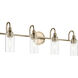 Kavi 4 Light 31.5 inch Champagne Bronze Vanity Light Wall Light