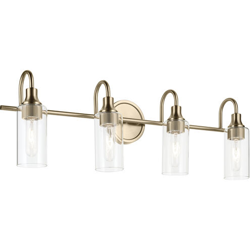 Kavi 4 Light 31.5 inch Champagne Bronze Vanity Light Wall Light