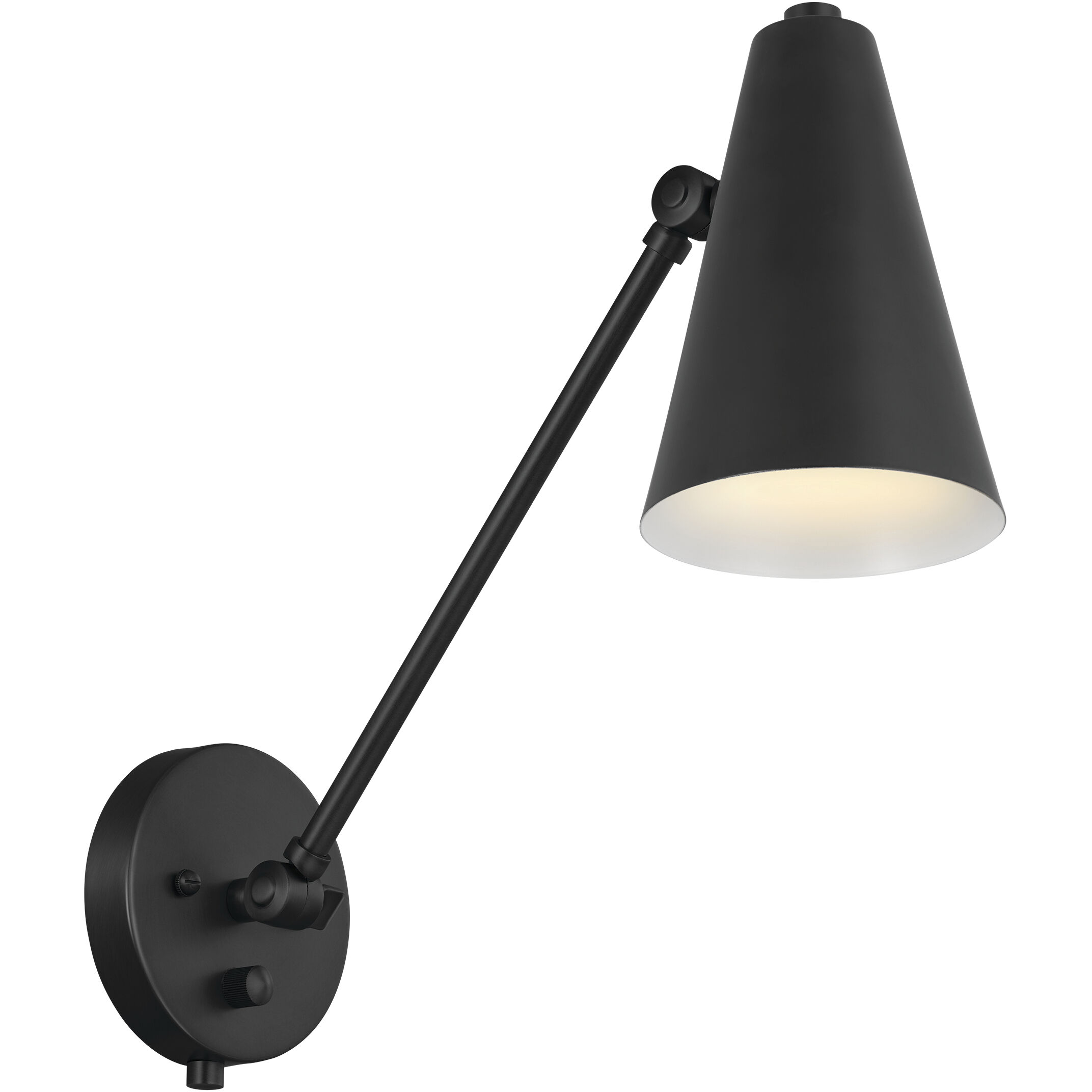 Sylvia 1 Light 5.5 inch Black Wall Sconce Wall Light