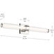 Laurene LED 18.5 inch Polished Nickel Linear Bath Bar Wall Light, Medium