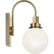 Hex LED 5.75 inch Champagne Bronze Wall Sconce Wall Light
