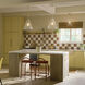 Everly 1 Light Natural Brass Pendant Ceiling Light in Clear Seeded