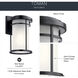 Toman 1 Light 10 inch Black Outdoor Wall in Incandescent, Small
