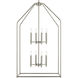 Madden 8 Light 24.25 inch Brushed Nickel Large Foyer Pendant Ceiling Light