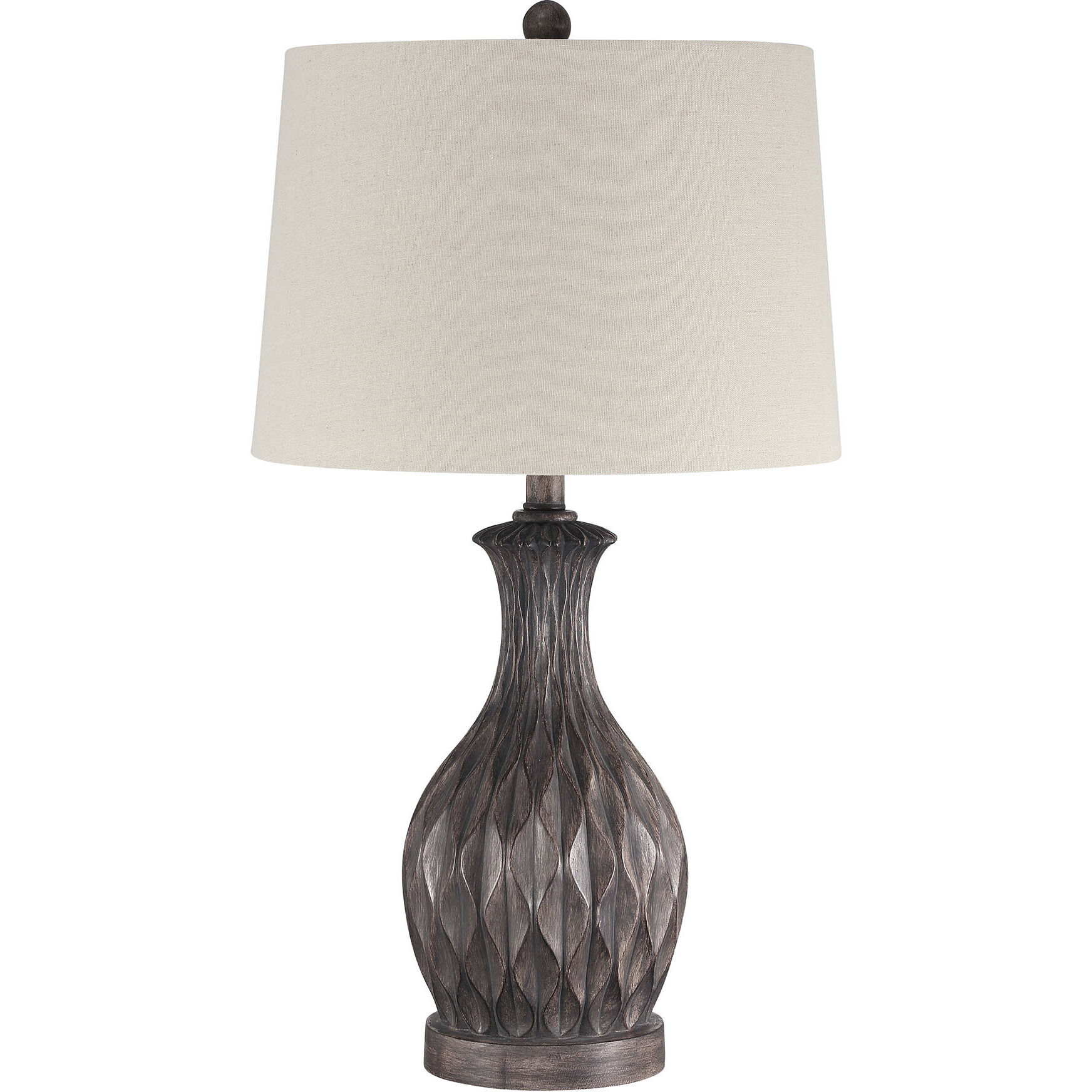 Bejamin 26.75 inch 60 watt Painted Brown Table Lamp Portable Light