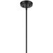 Everly 1 Light Black Pendant Ceiling Light