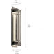 River Path LED 23 inch Olde Bronze Outdoor Wall, Large