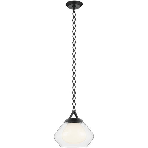 Nella 1 Light Black Pendant Ceiling Light