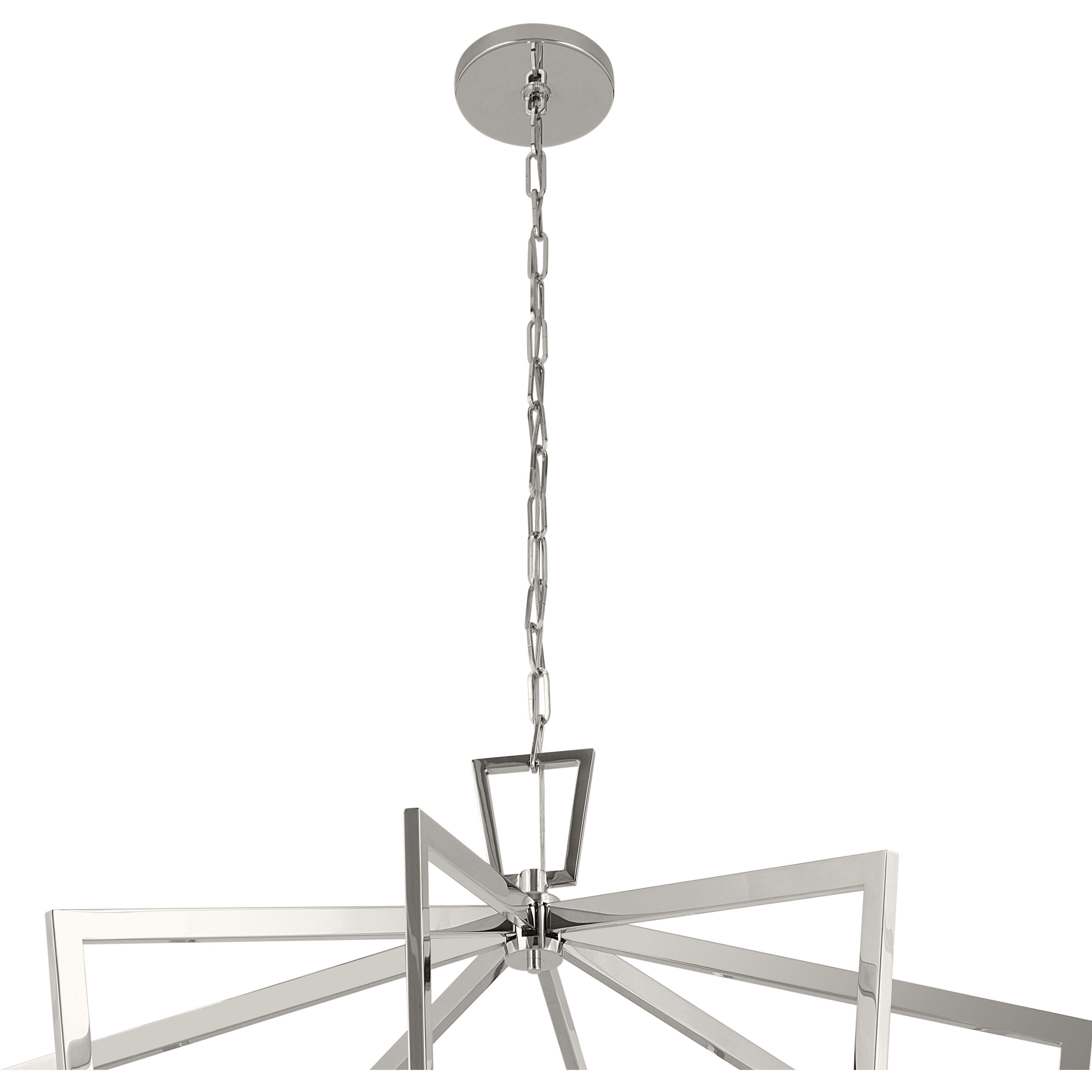 Abbotswell 16 Light Polished Nickel Pendant Ceiling Light